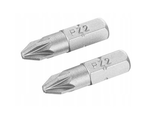 Набір біт Stanley Pozidriv, Pz2, L = 25 мм, 2 шт, блістер (STA61041)