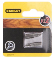 Набір біт Stanley Pozidriv, Pz2, L = 25 мм, 2 шт, блістер (STA61041)