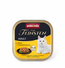 Вологий корм для кішок Animonda Vom Feinsten Adult with Turkey in Tomato sauce 100 г (4017721833608)