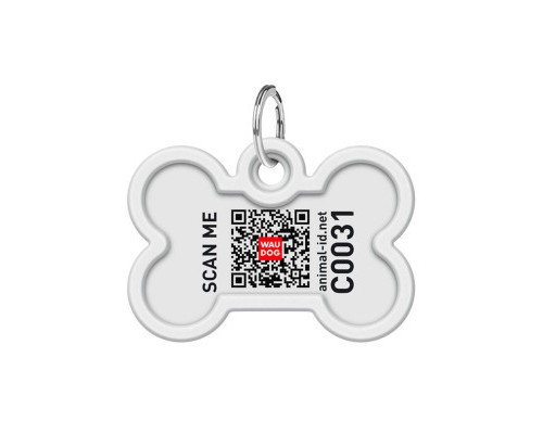 Адресник для тварин WAUDOG Smart ID з QR паспортом 