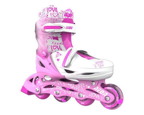 Роликові ковзани Neon Сombo Pink розмір 34-37 (NT10P4)