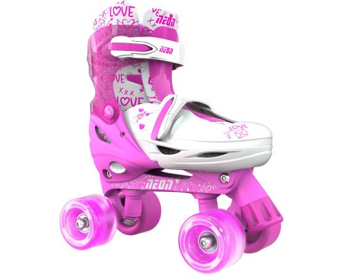 Роликові ковзани Neon Сombo Pink розмір 34-37 (NT10P4)