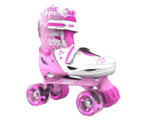 Роликові ковзани Neon Сombo Pink розмір 34-37 (NT10P4)
