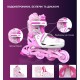 Роликові ковзани Neon Сombo Pink розмір 34-37 (NT10P4)