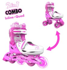 Роликові ковзани Neon Сombo Pink розмір 34-37 (NT10P4)