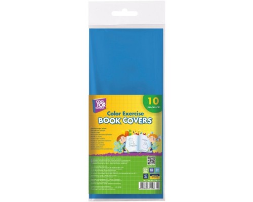 Обкладинки для зошитів Cool For School 10 шт в упаковці, синій (CF69124-02) Обкладинки для зошитів Cool For School 10 шт в упаковці, синій (CF69124-02)