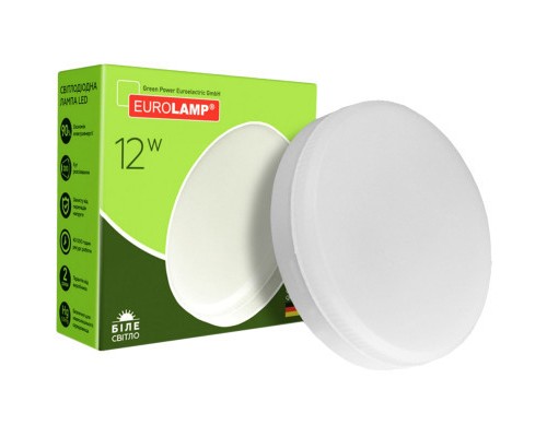 Лампочка Eurolamp LED GX53 12W 4000K (LED-GX53-1240(N))