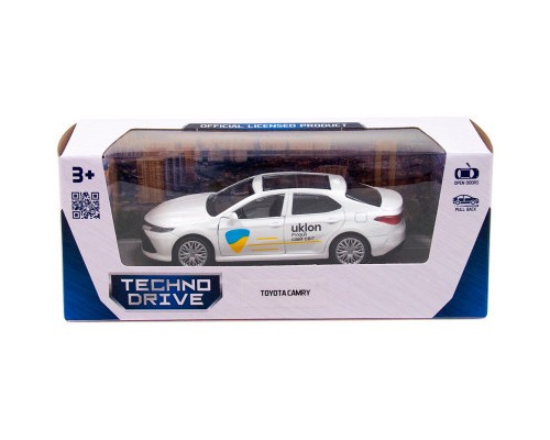 Машина TechnoDrive Toyota Camry Uklon (білий) (250291) Машина TechnoDrive Toyota Camry Uklon (білий) (250291)