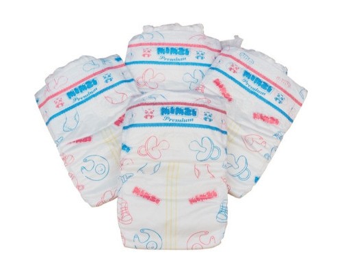 Підгузки Mimzi Premium S 3-6 кг 84 шт. 1 + 1 3 пачки (MDS3) (4820209800166)