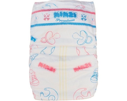 Підгузки Mimzi Premium S 3-6 кг 84 шт. 1 + 1 3 пачки (MDS3) (4820209800166)