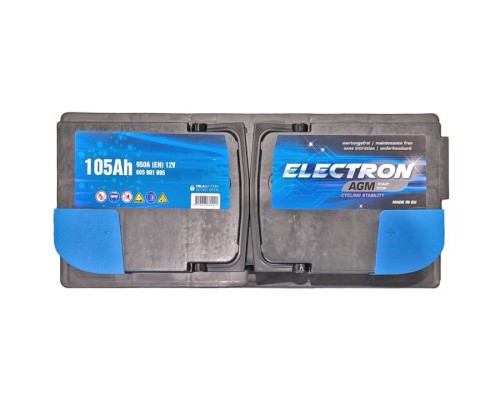 Акумулятор автомобільний ELECTRON AGM 105Ah Ев (-/+) (950EN) (605901095)