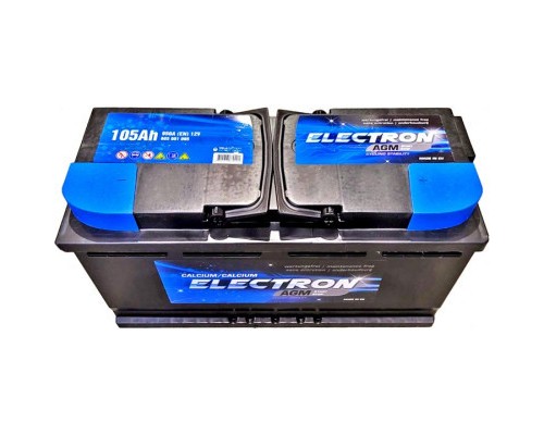 Акумулятор автомобільний ELECTRON AGM 105Ah Ев (-/+) (950EN) (605901095)