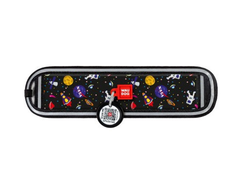 Ергономічні накладки на нашийник WAUDOG Nylon з QR-паспортом NASA XS-S 10-15 мм (2403-0147)