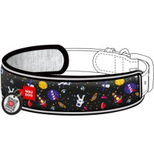 Ергономічні накладки на нашийник WAUDOG Nylon з QR-паспортом NASA XS-S 10-15 мм (2403-0147)