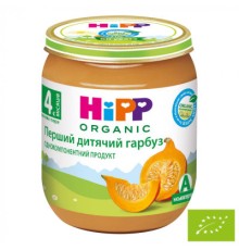 Дитяче пюре HiPP Перший дитячий гарбуз 125 г (1223093)