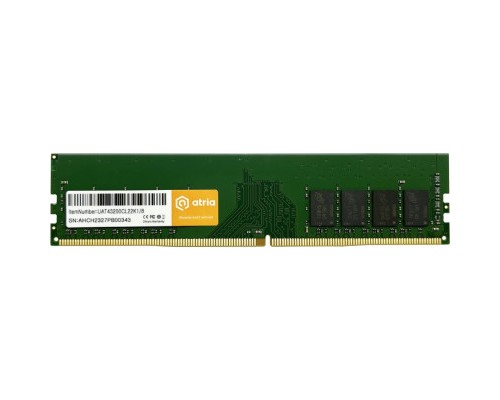Модуль пам'яті для комп'ютера DDR4 8GB 3200 MHz ATRIA (UAT43200CL22K1/8)