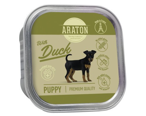 Консерви для собак ARATON Puppy with Duck 150 г (KIK45701)