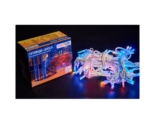 Гірлянда Delux ICICLE flash 108LED 2 х 1 м мульти / білий IP44 EN (90012949)