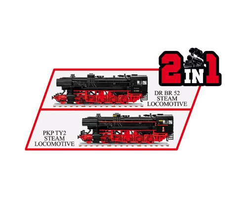 Конструктор Cobi Локомотив DRB Class 52 1:35, 1723 деталі (COBI-6283)