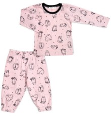 Піжама дитяча Breeze з довгим рукавом (17828-92G-pink)