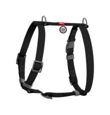 Шлея для собак WAUDOG Waterproof анатомічна Н-подібна S чорна (32941)