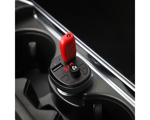 FM модулятор HOCO E41, Black, Box (E41) 
