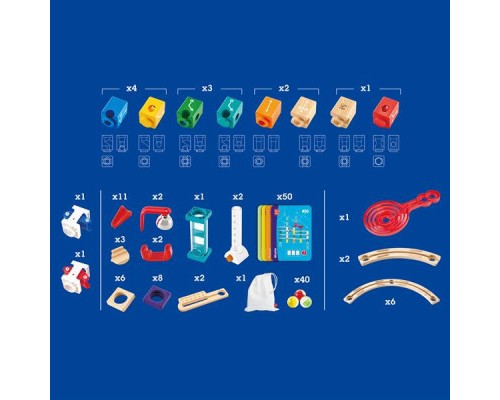 Конструктор Hape лабіринт Quadrilla Програмування 159 елементів (E6029)