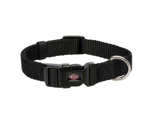 Нашийник для тварин Trixie Premium нейлон S: 25-40 см/15 мм чорний (4047974202210)