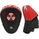 Лапи боксерські RDX T1 Curved Red/Black (FPR-T1RB)