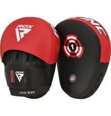 Лапи боксерські RDX T1 Curved Red/Black (FPR-T1RB)