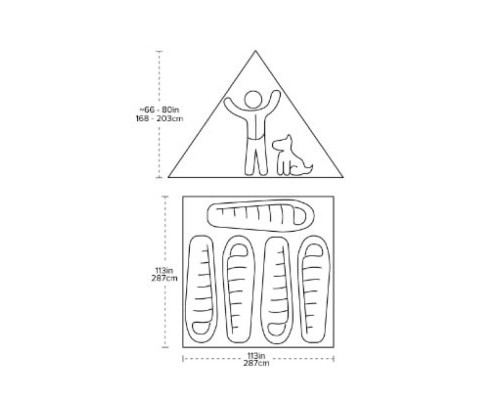 Тент Big Agnes Gold Camp 5 Tarp (021.0203)