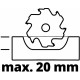 Фрезер Einhell ламельний TE-BJ 900, 900Вт, 11000об/хв, диск 100х22мм (4350640)