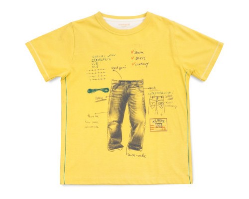 Футболка дитяча Aziz з джинсами (16272-122B-yellow)