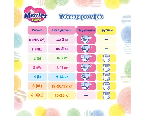 Підгузки Merries Трусики Super Jumbo XL 12-22 кг 38 шт (4901301425881)