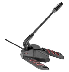 Мікрофон Vertux Streamer-3 LED USB Black (streamer-3.black)
