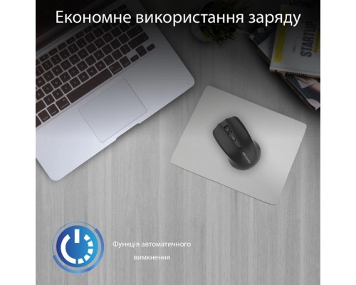 Мишка Promate Clix-8 Wireless Black (clix-8.black)