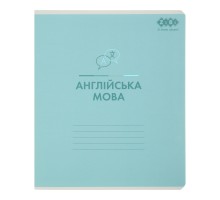 Зошит ZiBi предметний PASTEL 48 аркушів клітинка, англійська мова (ZB.1701-17)