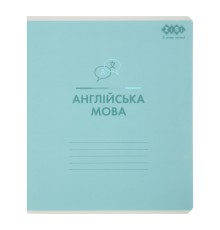 Зошит ZiBi предметний PASTEL 48 аркушів клітинка, англійська мова (ZB.1701-17)