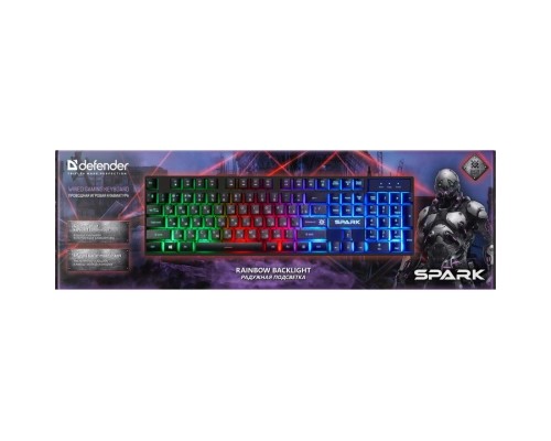 Клавіатура Defender Spark GK-300L USB UA Black (45302)