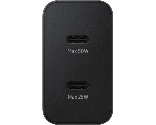 Зарядний пристрій Samsung 50W 2xUSB-С + cableUSB-C to USB-C 1.8m black (EP-T5020XBEGEU)