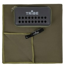 Туристичний рушник Tribe з мікрофібри в чохлі Pocket Towel 60х120 L Army-green (T-LC-0001-L-army-green)