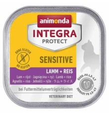 Вологий корм для кішок Animonda Integra Protect Sensitive Lamb + Rice з харчовою непереносимістю (4017721868518)