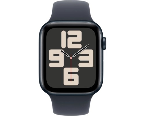 Смарт-годинник Apple Watch SE 2024 GPS 40mm Midnight Aluminium Case with Midnight Sport Band - S/M (MXE73QH/A)