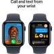 Смарт-годинник Apple Watch SE 2024 GPS 40mm Midnight Aluminium Case with Midnight Sport Band - S/M (MXE73QH/A)