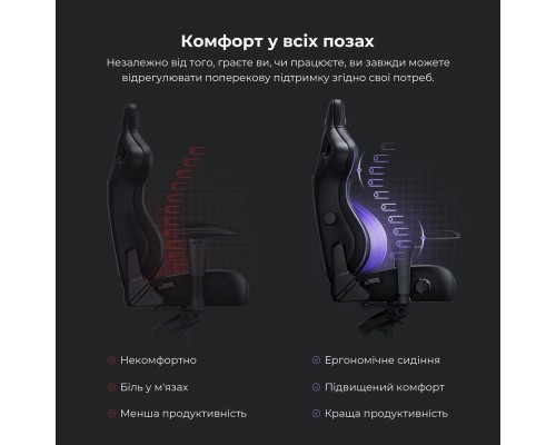 Крісло ігрове Anda Seat Kaiser 4 Fabric Size XL Grey (AD12YDDC-XLL-20-G-CF)