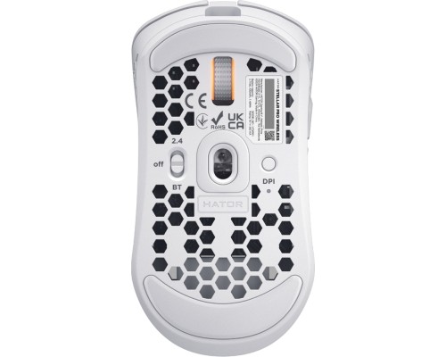 Мишка Hator Stellar PRO Wireless White (HTM-551)