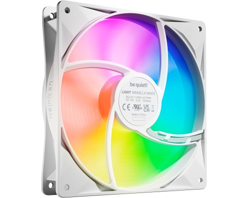 Кулер до корпусу Be quiet! LIGHT WINGS LX 140mm PWM білий в комп (BL128)