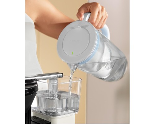 Фільтр-глечик Brita Glass Jug One скляний 2.5л (1.7л води) з фільтр-картриджем, синій (1050452)