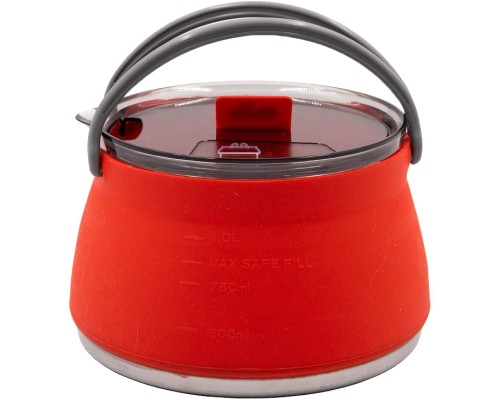 Чайник туристичний Tramp Silicon 1 л Terracota (TRC-125-terracota)