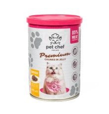 Вологий корм для кішок Pet Chef З куркою 415 г (4820255193564)
